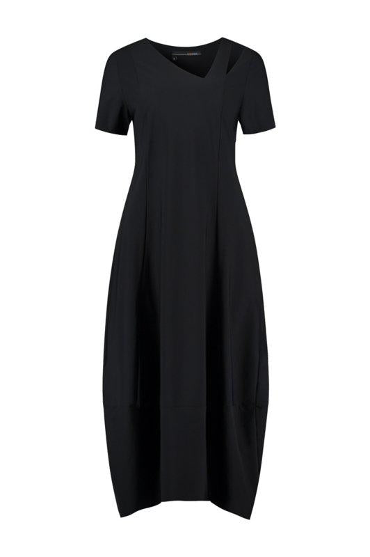 ELSEWHERE jurk MARIE - zwart travel / tech jersey